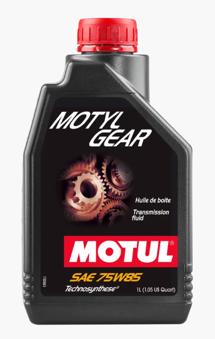 Envase de aceite MOTUL MOTUL GEAR 75W85 TRANSMISION MECANICA - QT 1LT grado 75W85 - Lubricentro Piloto